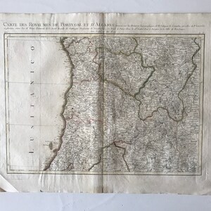 1771 Karte von Portugal, Algarve Algarve, Septentrionale