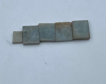 Celadon Jade Slab Rough Stone for Cutting