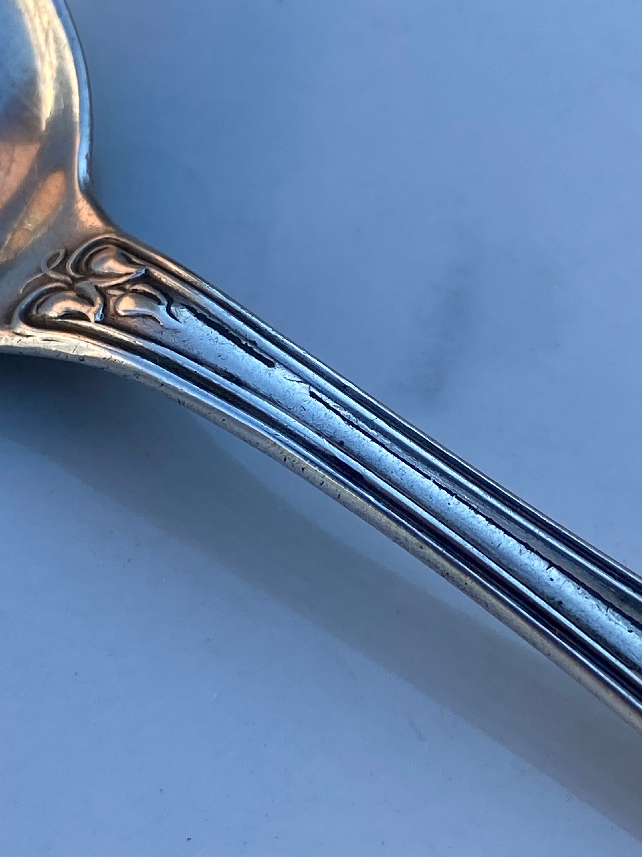 1860 Coin Silver Teaspoon by David Hotchkiss and Andrew B