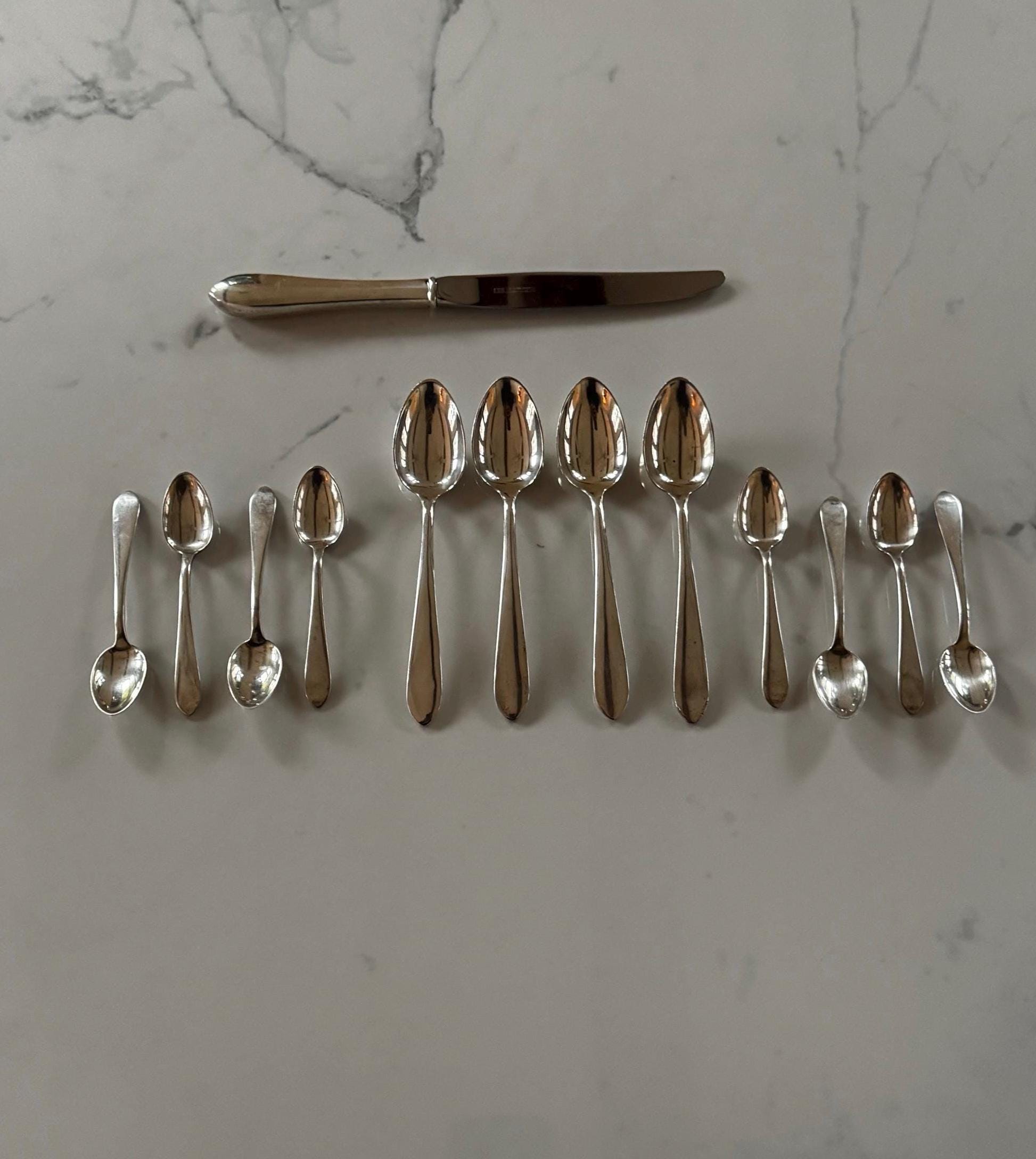 S.Kirk & Son ボンボンスプーン スターリングシルバー　ビンテージ 1932-1979 S Kirk & Sons Sterling Silver 'betsy Patterson Plain