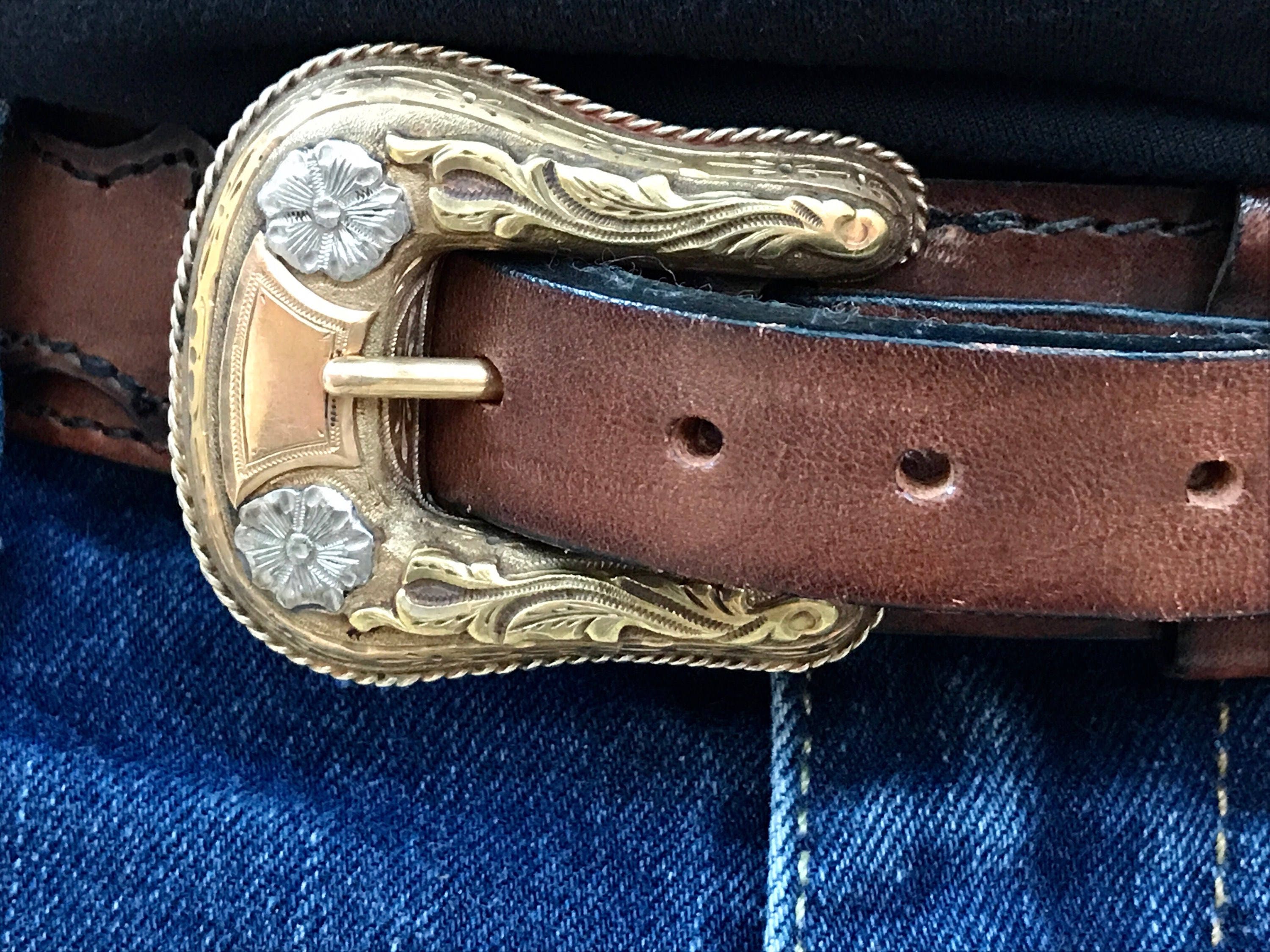 Texas Standard Modern Ranger Belt - Lowlands Tan / Brn / 34 / Men's