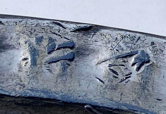 1750-1820 Hand Wrought Silver Tray With Russian 76 Zolotniki Marks