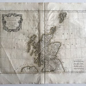1771-Karte von Schottland und Nordirland