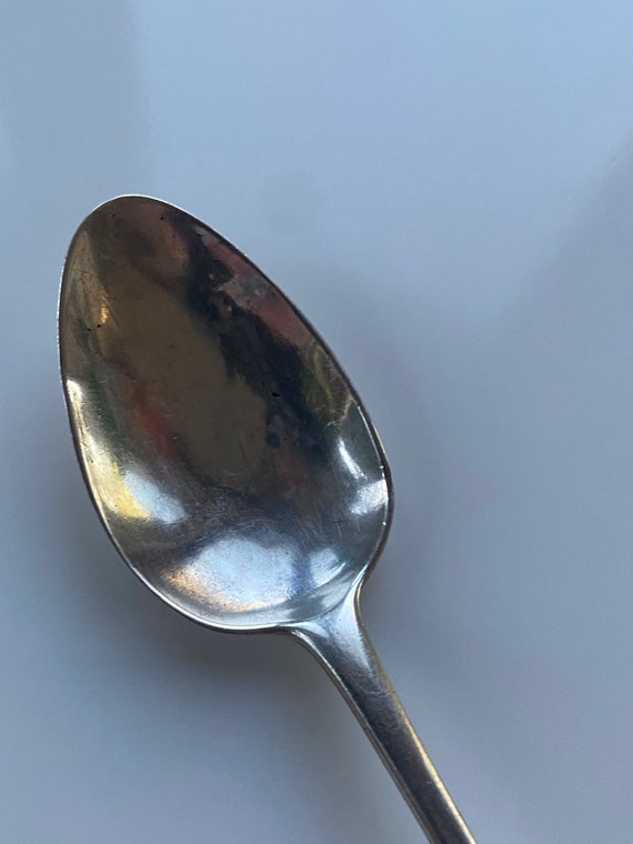 1790-1820 Silver Teaspoon by Charles Wiliam Quesnel of Jersey