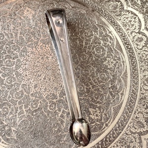 1809 French Sterling Silver Silver Sugar Tongs by Charles Antoine Blerzy of Paris