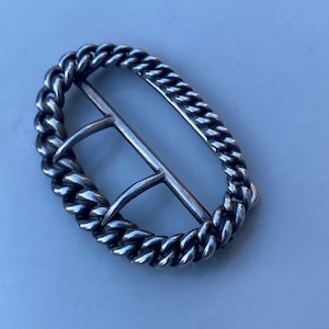 1891 Frank Shephard Sterling Silver Shoe Buckle Chester, England