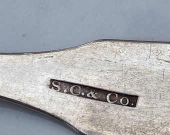 1819-1820年製アメリカンコインシルバーティースプーン4本セット（4