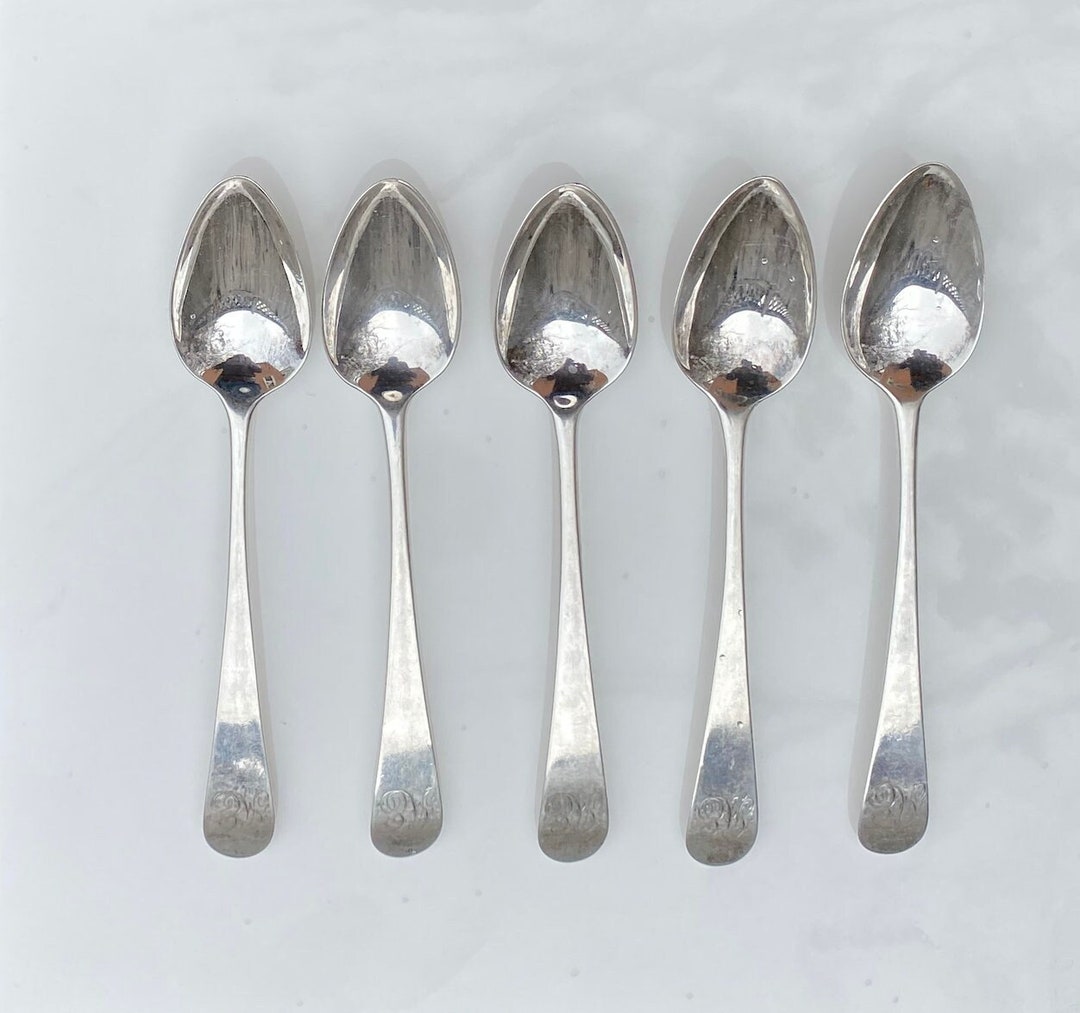 1780-90 Joseph Lownes Philadelphia Coin Silver Spoon Set (99 G) - Etsy