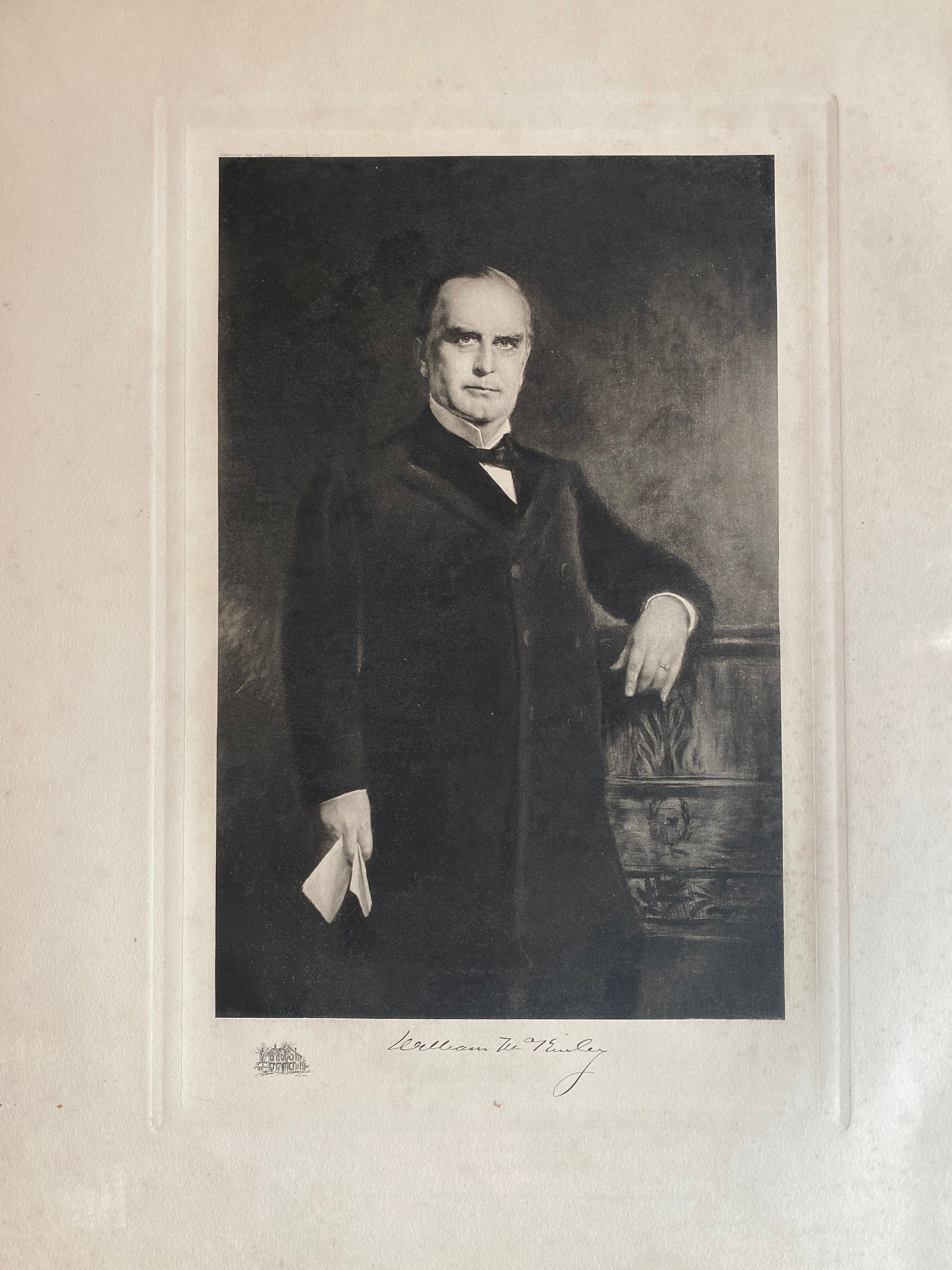 1901年ウィリアム・マッキンリー大統領のエッチング - Etsy 日本