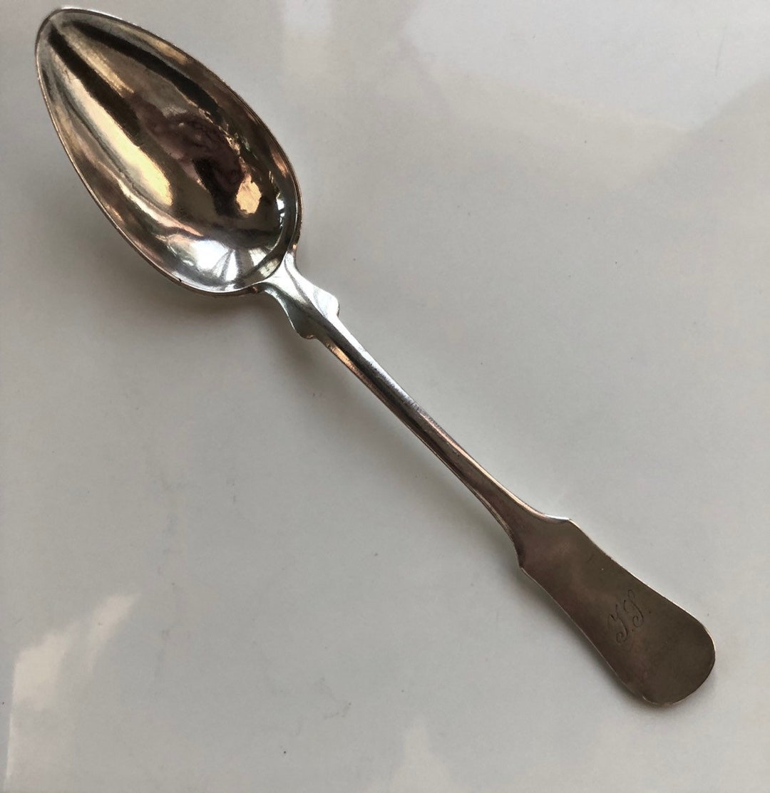 1875 13 Loth Silver German Teaspoon by Crocker 16 Grams Etsy