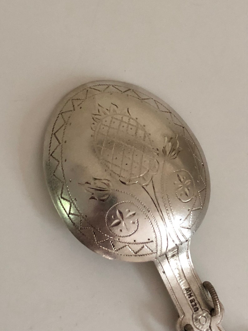 19th Century Marius Hammer Antique Norwegian Baptismal Spoon - Etsy