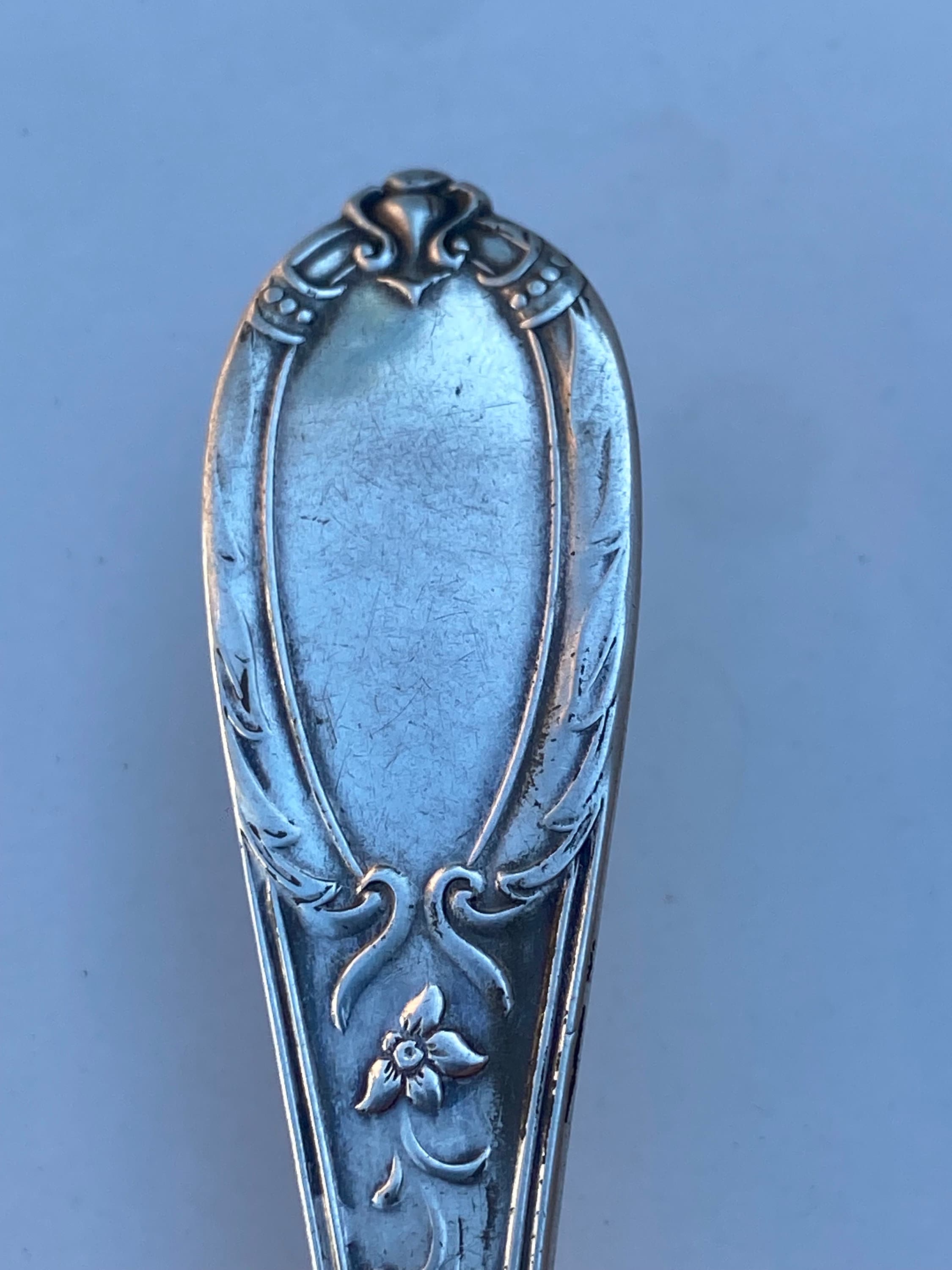 1860 Coin Silver Teaspoon by David Hotchkiss and Andrew B