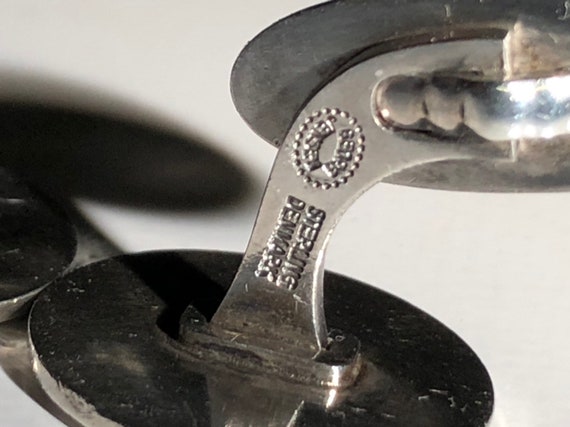 ジョージ ジェンセン スターリングシルバー カフスボタン No. 54