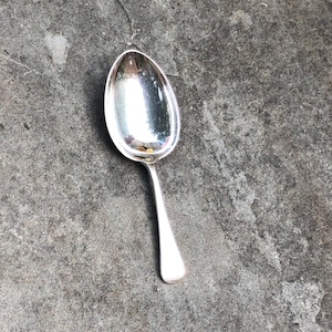 1914 Scottish Sterling Silver Caddy Spoon by Brook & Son, Edinburgh