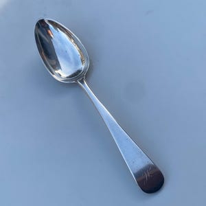 Scarce 1812 Tobago / Edinburgh Tablespoon Carribean Silver Sterling