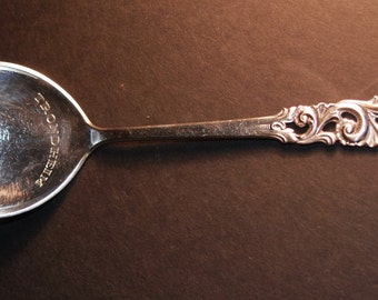 830 Silver Brodrene Mylius Serving Spoon in the Tele Pattern