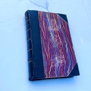1848 De L&#39;Orme by G P R James Esq Leather Bound London Gilded