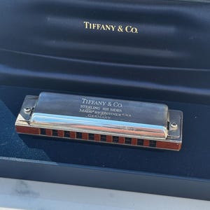 【美品】Tiffany & Co. Hohner スターリングシルバーハーモニカ 1980-2000 Tiffany & Co Sterling Silver Harmonica by Hohner Germany