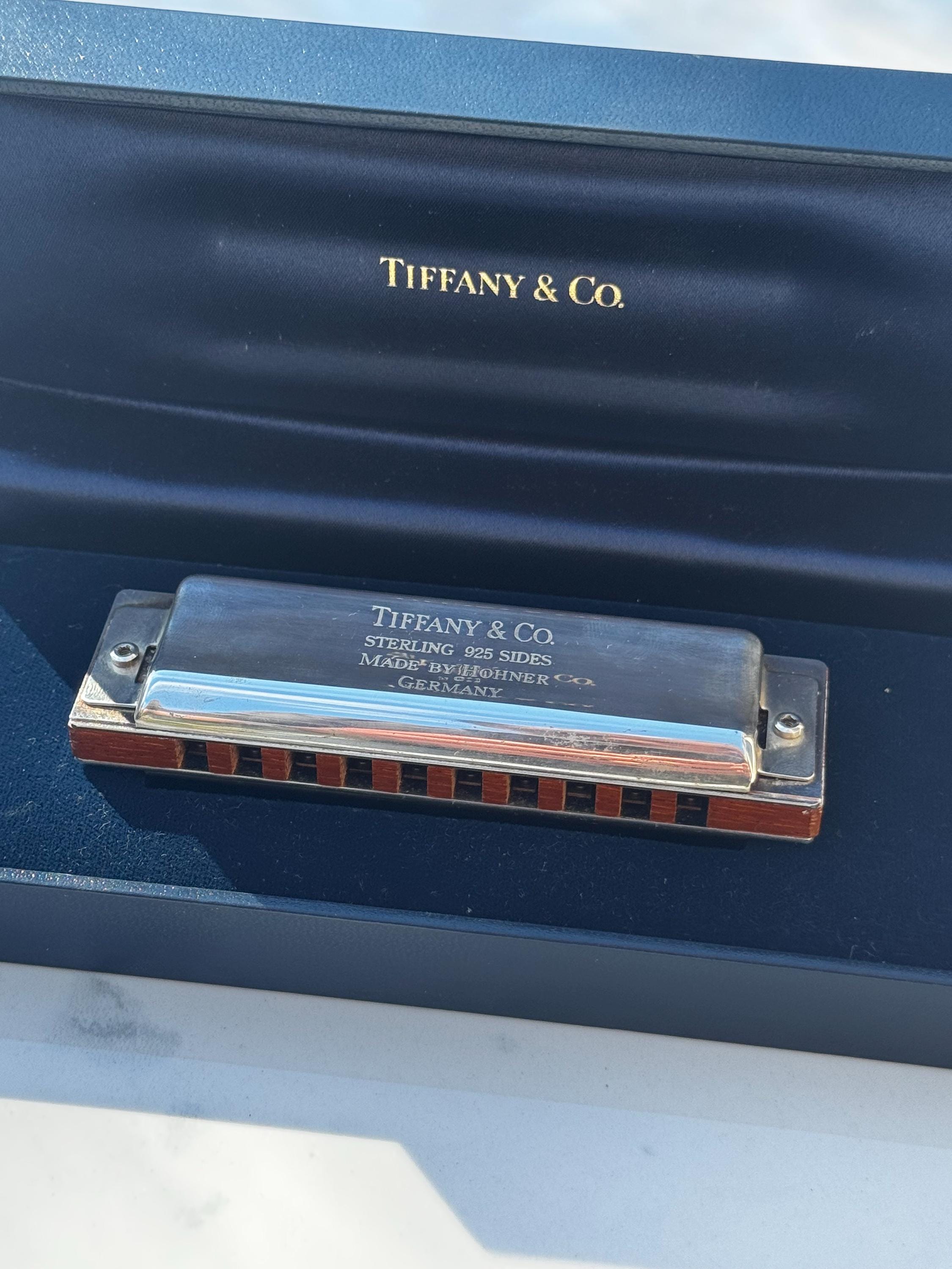 未使用保管TIFFANY × HOHNER SV925 ハーモニカ ティファニー 1980-2000 Tiffany & Co Sterling Silver Harmonica by Hohner Germany