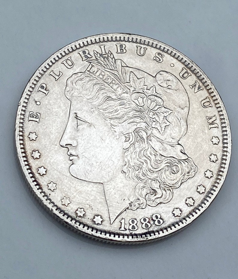 1888 US Morgan Silver Dollar - Etsy