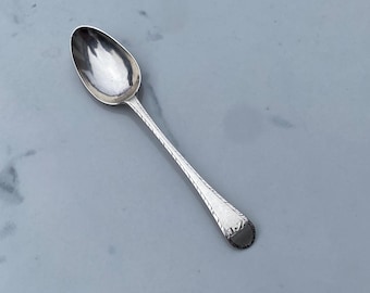 1780-90 Abraham Dubois Philadelphia Coin Silver Griffin Head Picture Back Teaspoon (11 g)