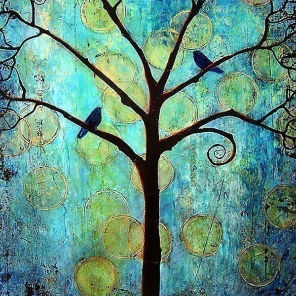 Twilight Tree of Life Large Art Print