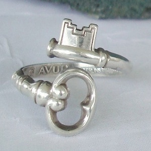 1973 Jade Grand Duchess Towle Vintage Sterling Spoon Ring