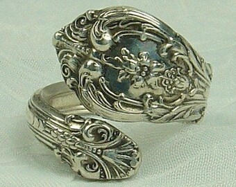 King Edward  Vintage Gorham Sterling Silver Spoon Ring