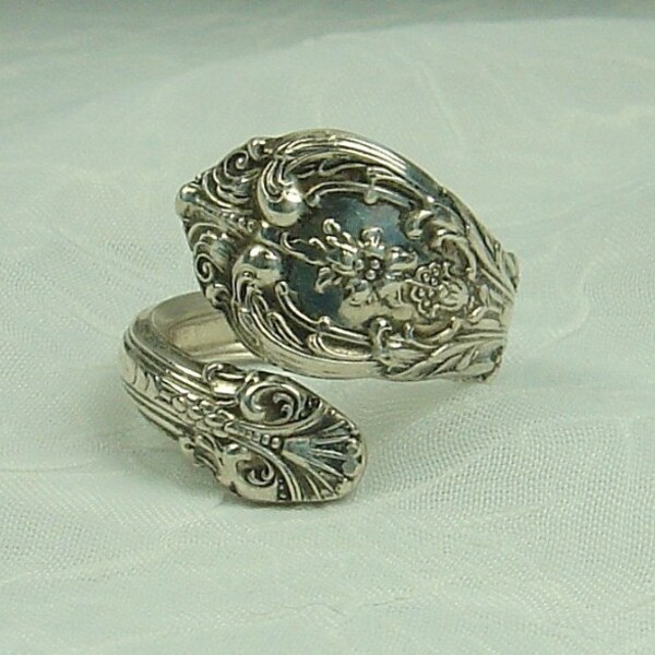 King Edward  Vintage Gorham Sterling Silver Spoon Ring