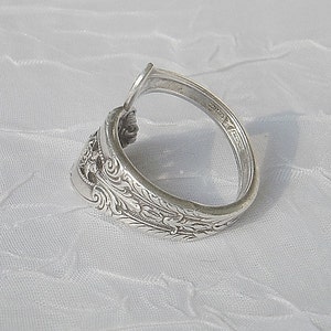 Vintage Wallace Rose Point Sterling Silver Spoon Ring - Etsy