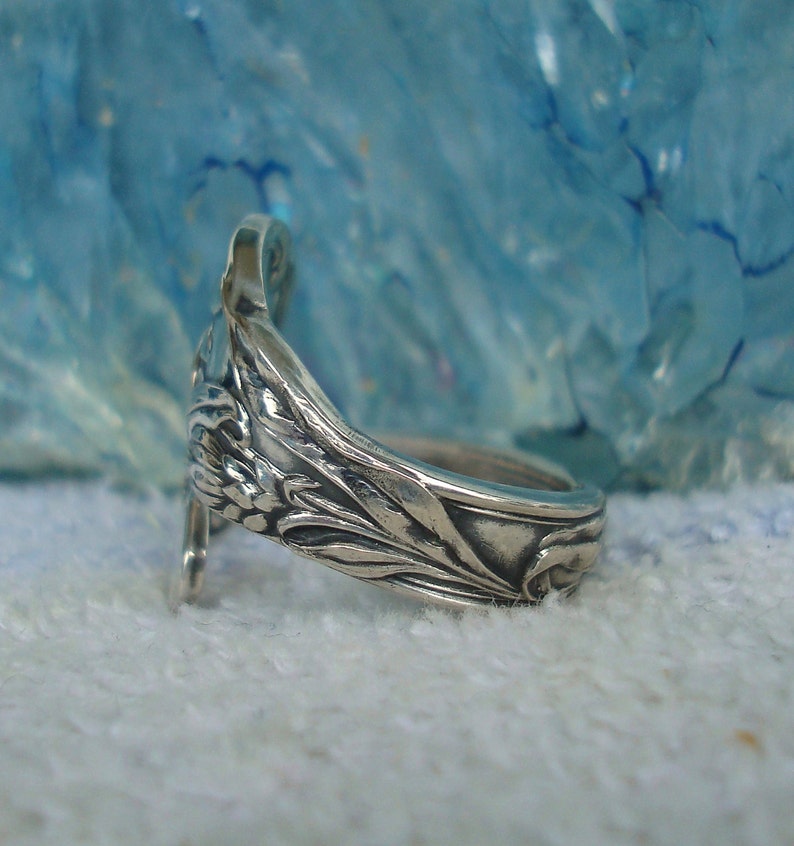 Sunflower Gorham Vintage Sterling Silver Spoon Ring - Etsy