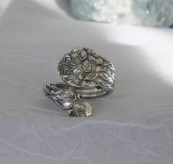 Tiny Flowers Vintage Gorham Sterling Silver Spoon… - image 2