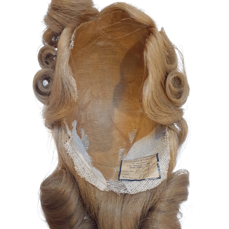 1940s Horse Hair Wig Mannequin Wig Authentic Vintage Horse Etsy