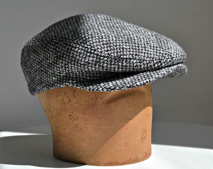 Men's Driving Cap in Vintage Donegal Hand Woven Tweed Etsy