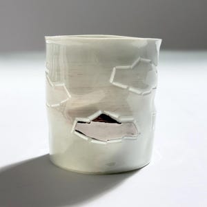 Pink Silver clouds - breathe - wine cup