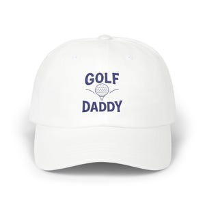 Golf Daddy Hat – Funny Dad Baseball Cap for Father’s Day, Golfing Gift for Him, Adjustable Embroidered Golf Cap, Gift from Kids or Wife