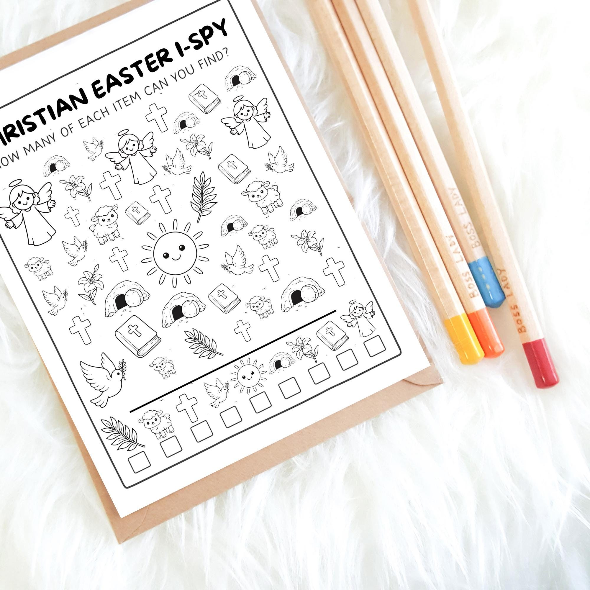 Christian Easter Activity Pack Printable for Kids Ages 5–9 Sunday ...