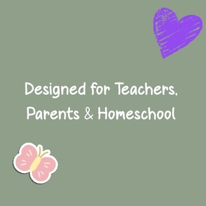 Designed for teachers parents and homeschool families Christian printable