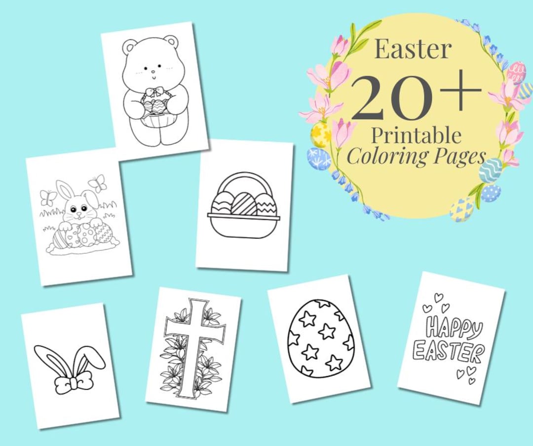 Easter Coloring Pages for Kids | 25+ Printable Easter Activity Sheets ...