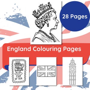 Britische Malvorlagen Erkunden Sie britische Wahrzeichen und Symbole Spaßige druckbare Seiten für Kinder & Familien Sofort-Download PDF und PNGS High Res