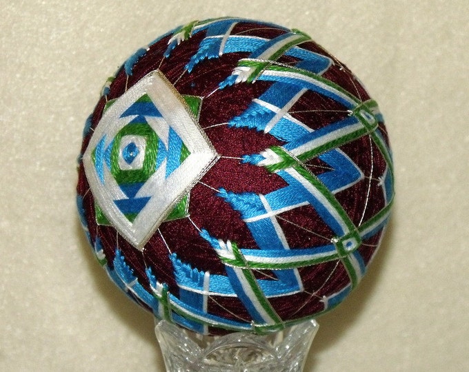 Large 6 Diameter Decorative Japanese Temari Ball With - Etsy