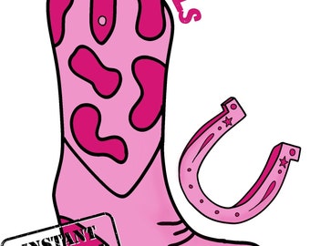 Let's Go Girls PNG - Cowgirl Sublimatie PNG - Cowgirl PNG - Westerse Png