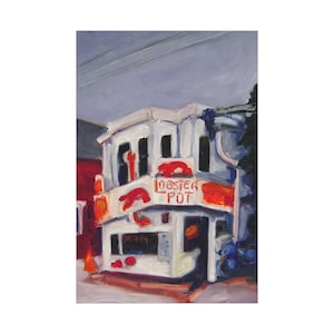 Lobster Pot Restaurant Canvas Print: Provincetown Cape Cod Landmark