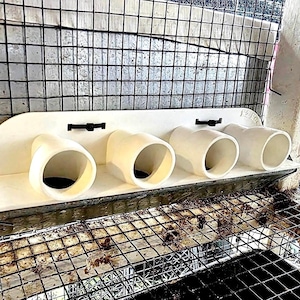 Bass J Feeder No-Waste Cover - 1.5” Ports for Quail & Chicks - Multiple Sizes
