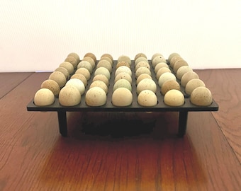Stackable Button Quail Egg Holder Storage Tray (49 Egg Count)