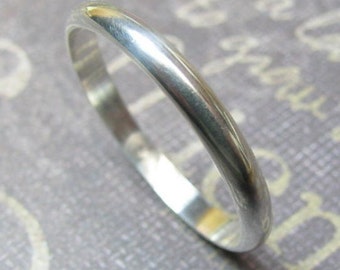 TRADITIONAL Silver 2mm, 3mm, 4 mm // Men's Wedding Ring // Women's Wedding Ring // Men's Wedding Band // Women's Wedding Band // Unique