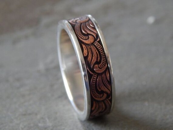 Chamilia Authentic Sterling Silver Paisley Band Ring 1110-0502 7 Chamilia Authentic Sterling Silver Paisley Band Ring 1110-0502 7