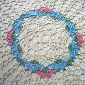 Morning Glory Ruffled Crochet Lace Thread Art Doily New Handmade image 5