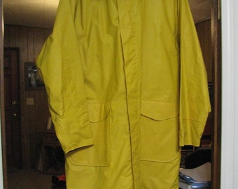 oilskin raincoat