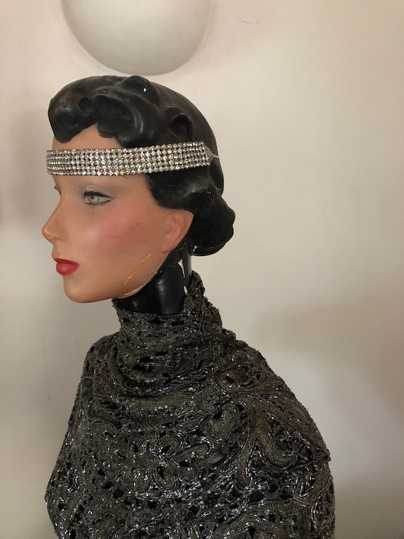 1920's Art Deco Strass (Faux Diamante) Headband